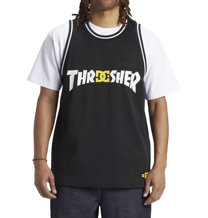 DC Shoes Thrasher DC Basketball Jersey black Men TShirts