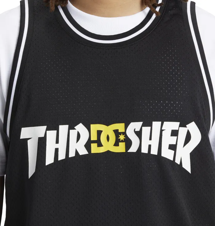 DC Shoes Thrasher DC Basketball Jersey black Men TShirts