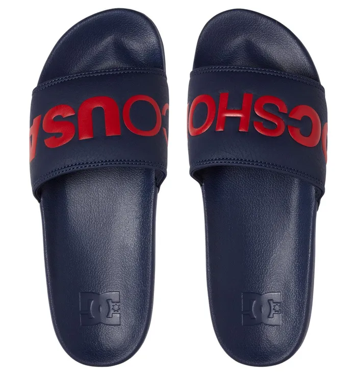 DC Slides navyred Slides DC Shoes Men