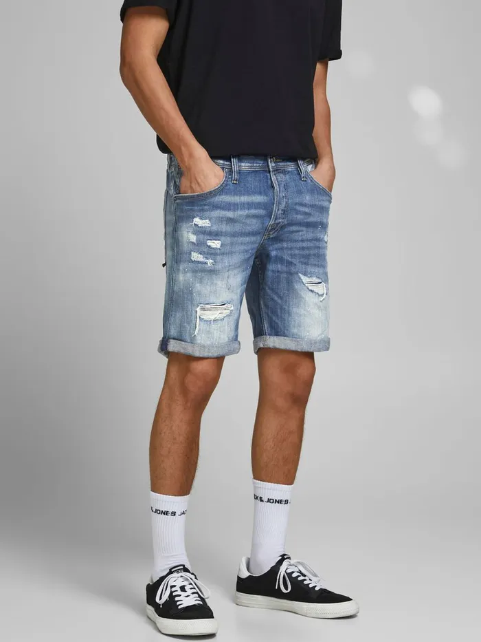 Denim Shorts JACK and JONES Mens RICK FOX GE 740 DENIM SHORTS Blue Blue Denim Gift 4 You Denim Shorts JACK and JONES Mens RICK FOX GE 740 DENIM SHORTS Blue Blue Denim Gift 4 You