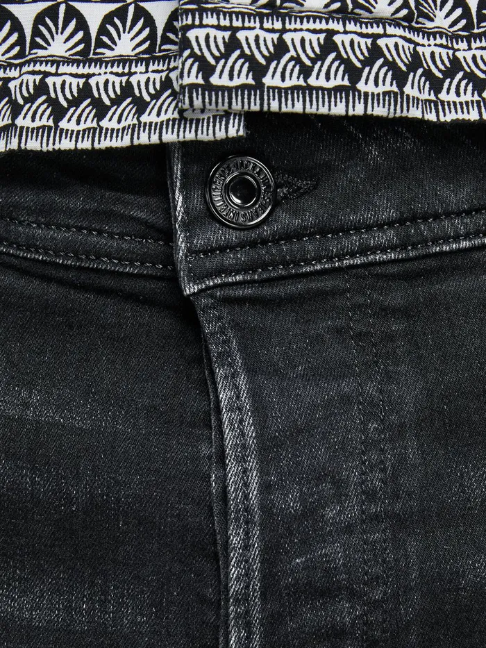 Denim Shorts JACK and JONES Mens RICK ORG JJ 557 50SPS DENIM SHORTS Black Black Denim Gift 4 You
