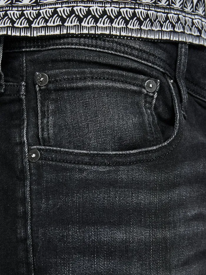 Denim Shorts JACK and JONES Mens RICK ORG JJ 557 50SPS DENIM SHORTS Black Black Denim Gift 4 You