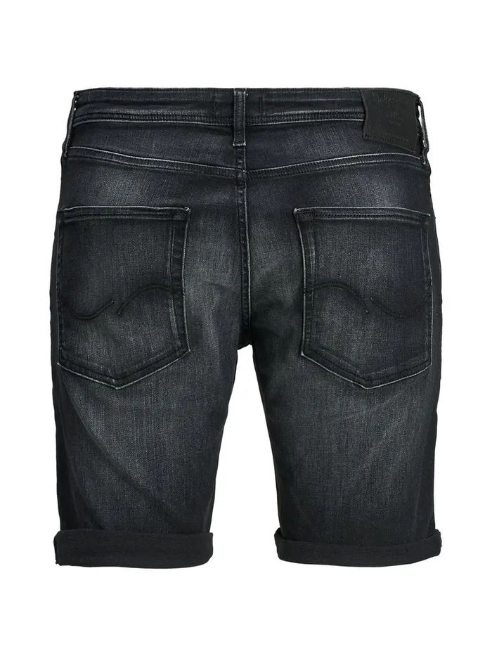 Denim Shorts JACK and JONES Mens RICK ORG JJ 557 50SPS DENIM SHORTS Black Black Denim Gift 4 You