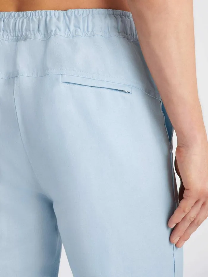 Derek Rose Casual Pants Men Pants Sydney 2 Linen Blue