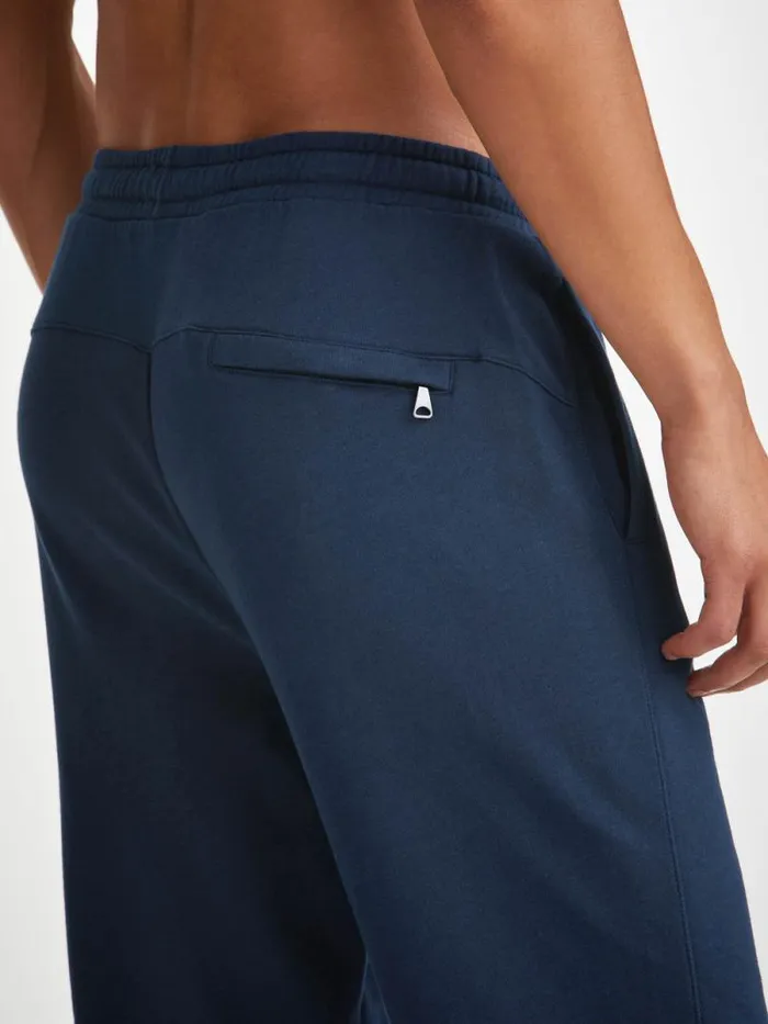 Derek Rose Casual Pants Men Sweatpants Quinn Cotton Modal Navy