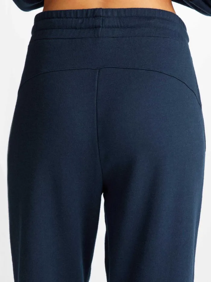 Derek Rose Casual Pants Women Sweatpants Quinn Cotton Modal Stretch Navy
