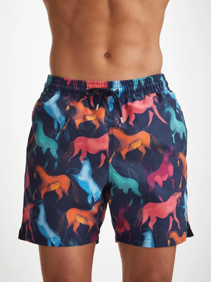 Derek Rose Classic Fit Swim Shorts Men Swim Shorts Maui 59 Multi