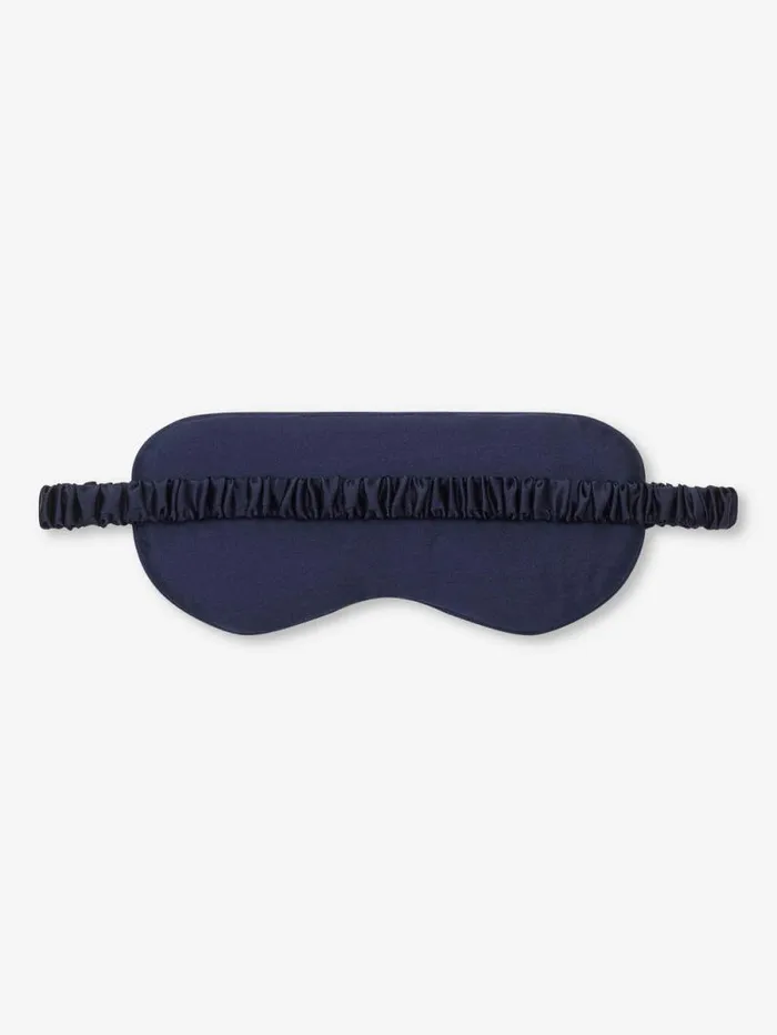 Derek Rose Eye Masks MenWomen Eye Mask Duke Cashmere Navy