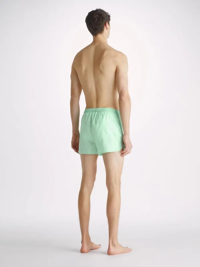 Derek Rose Modern Fit Boxer Shorts Men Modern Fit Boxers Amalfi Cotton Batiste Mint