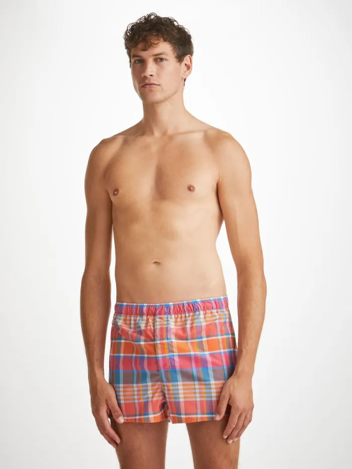 Derek Rose Modern Fit Boxer Shorts Men Modern Fit Boxers Barker 36 Cotton Multi