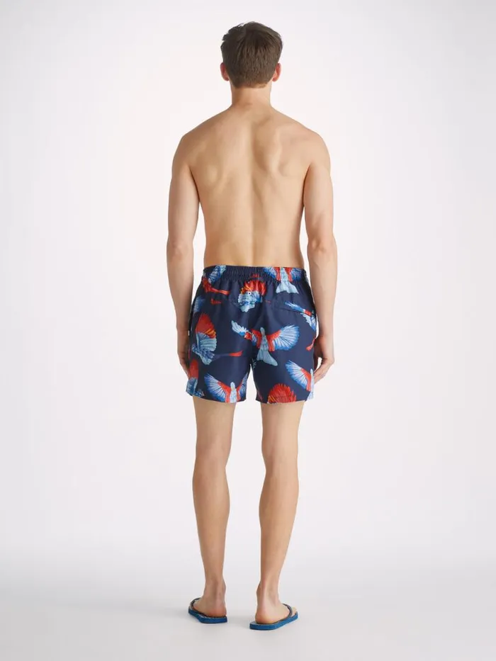 Derek Rose Short Length Swim Shorts Men Swim Shorts Maui 54 Navy