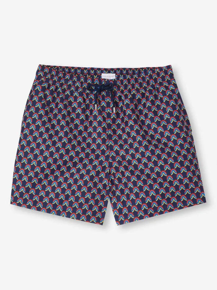 Derek Rose Short Length Swim Shorts Men Swim Shorts Maui 58 Multi