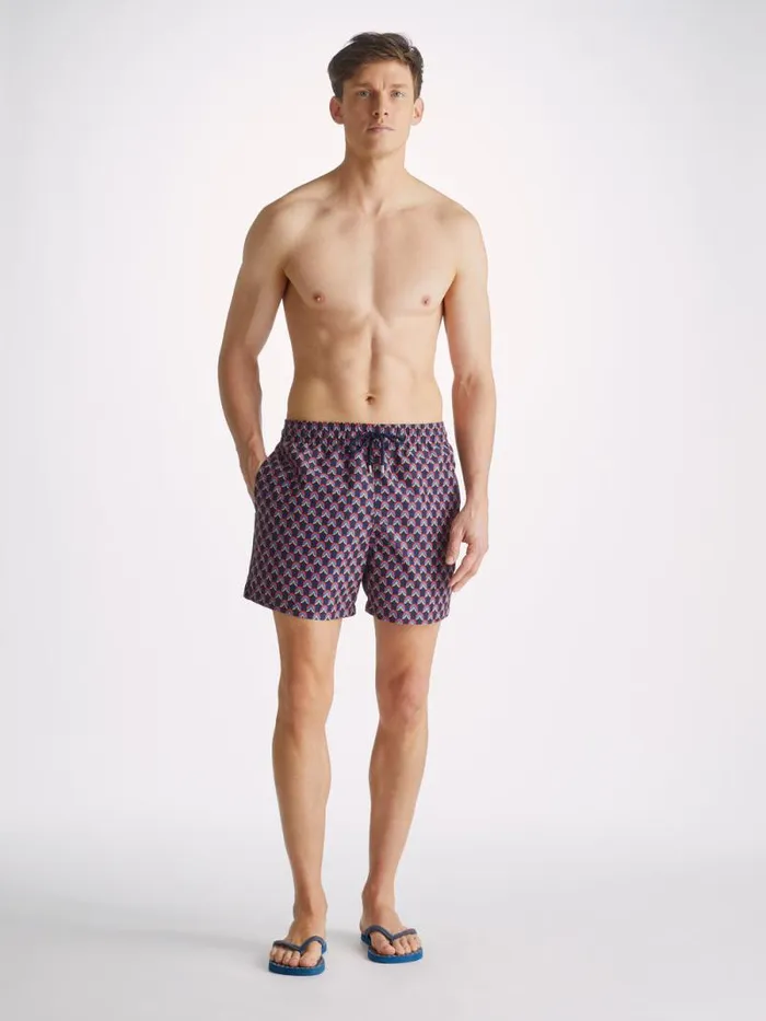 Derek Rose Short Length Swim Shorts Men Swim Shorts Maui 58 Multi