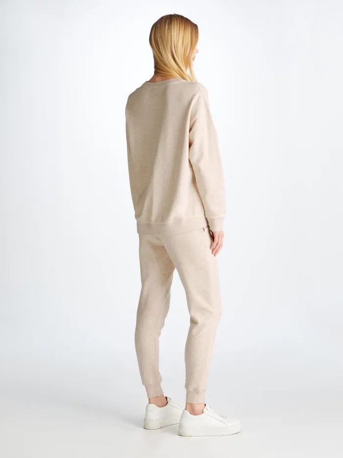 Derek Rose Sweatshirts Women Sweatshirt Quinn Cotton Modal Stretch Oat