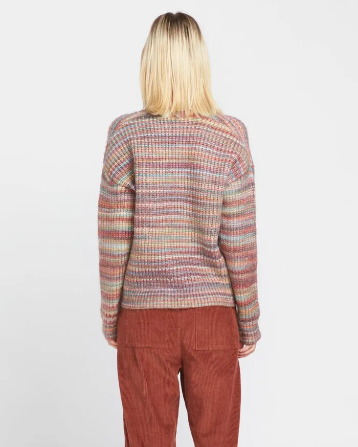Desert Dreamz Cardi 8211 Multi Womens Volcom Sweaters and Cardigans