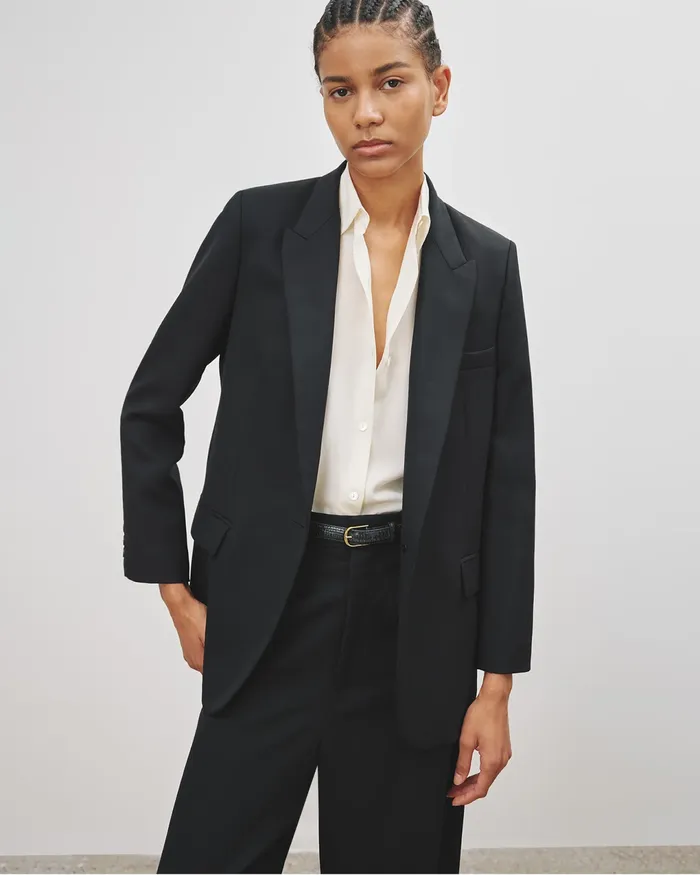 DIANE BLAZER Black Women Nili Lotan Jackets and Blazers