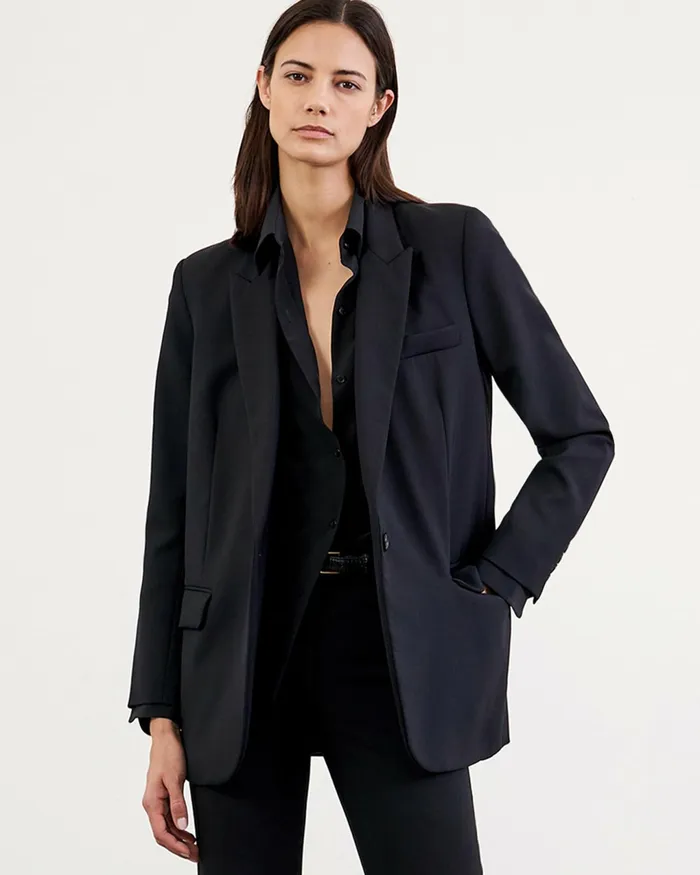 DIANE BLAZER Black Women Nili Lotan Jackets and Blazers
