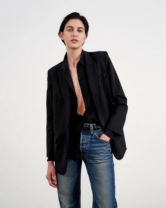 DIANE BLAZER Black Women Nili Lotan Jackets and Blazers