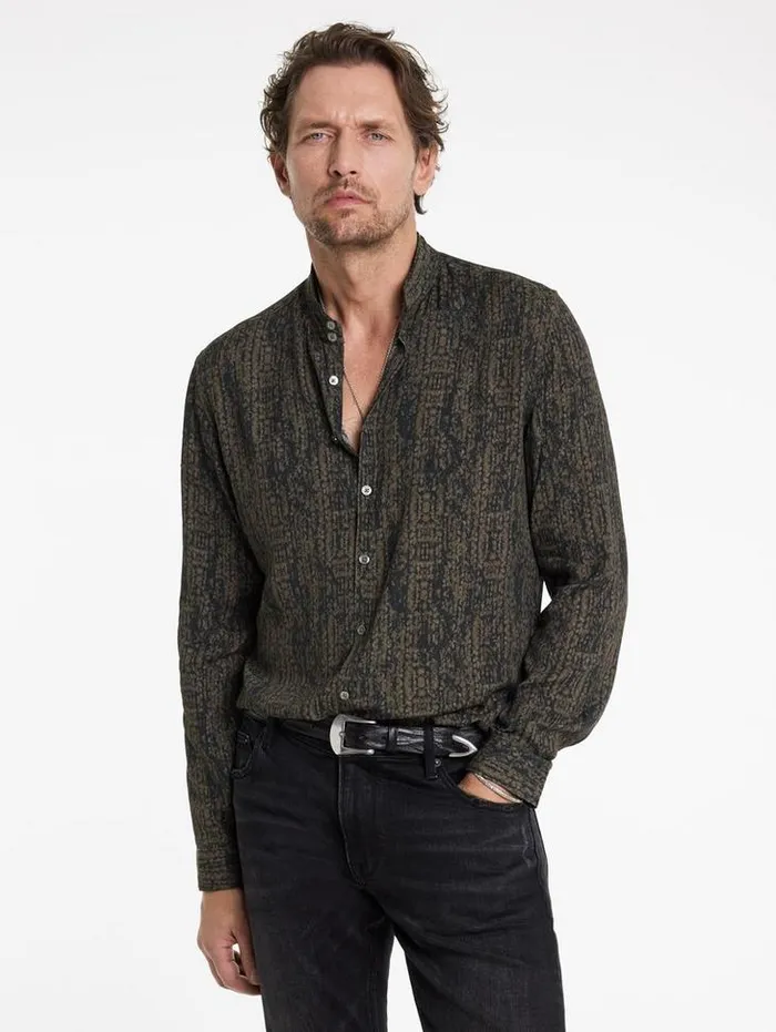 DORA SHIRT Lt Brown Men John Varvatos Shirts