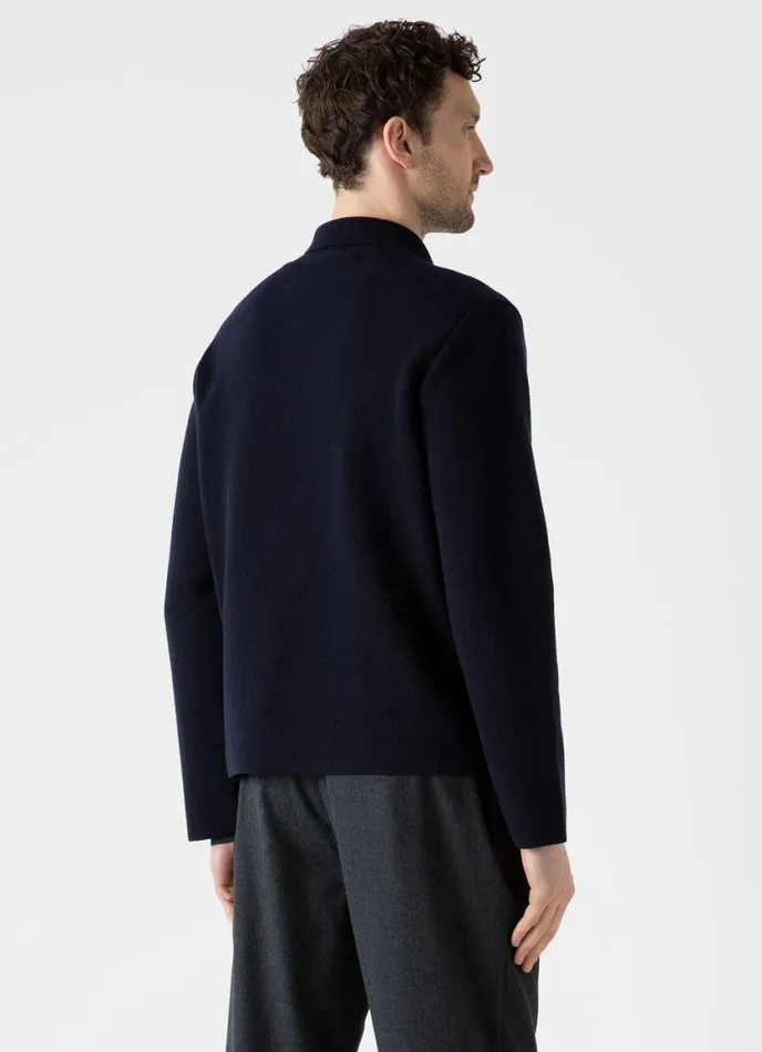 Double Faced Jacket Navy Men SUNSPEL Jackets and Coats