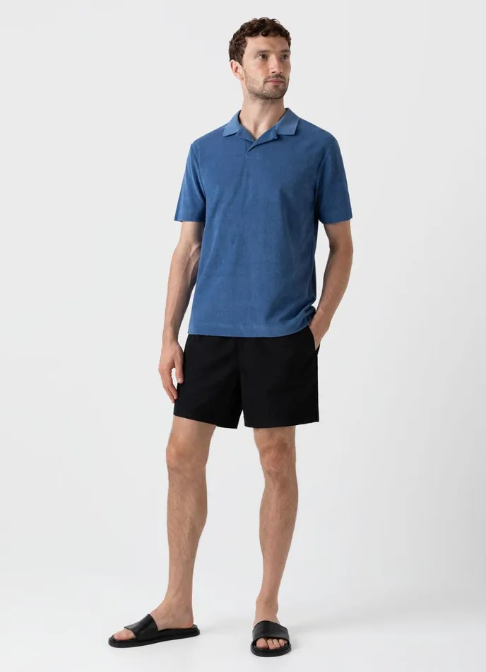 Drawstring Swim Shorts Black Men SUNSPEL Swimwear