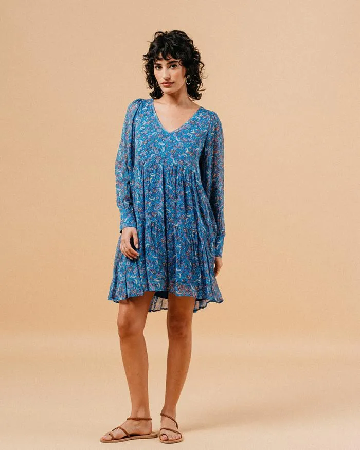 DRESS BLEU MARLISE Shop Grace and Mila Printed Dresses