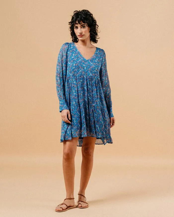 DRESS BLEU MARLISE Shop Grace and Mila Printed Dresses