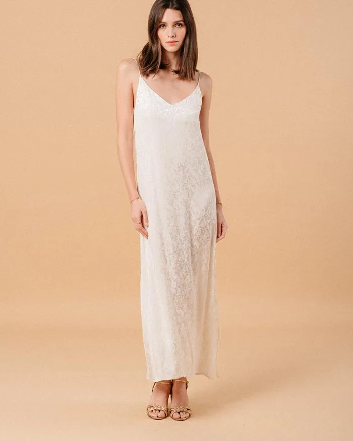 DRESS ECRU MICHAELA Shop Grace and Mila Long Dresses