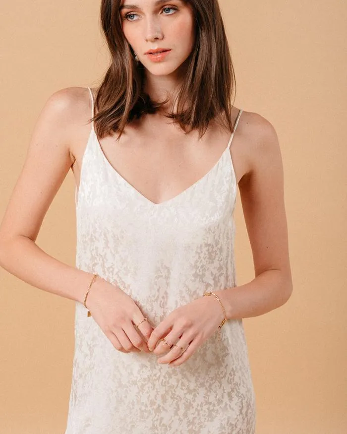 DRESS ECRU MICHAELA Shop Grace and Mila Long Dresses