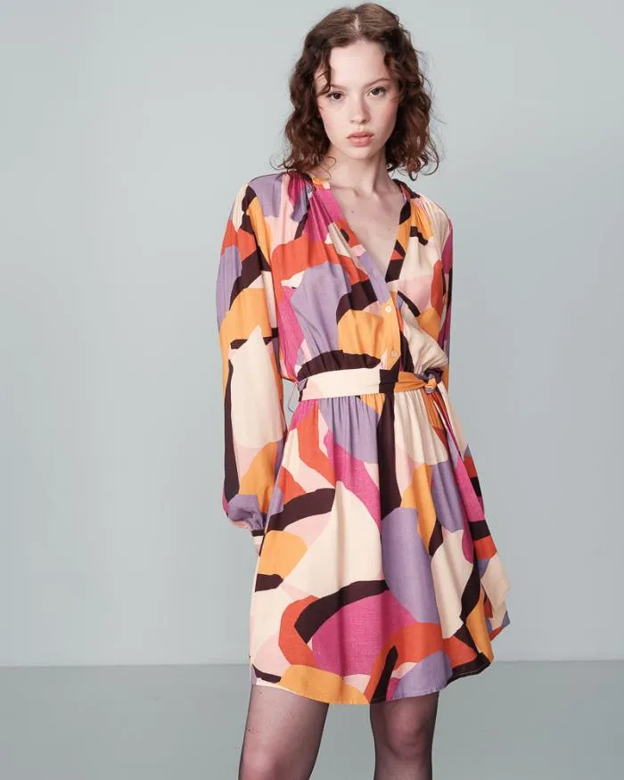 DRESS MULTICO NOUVELLE Shop Grace and Mila Printed Dresses
