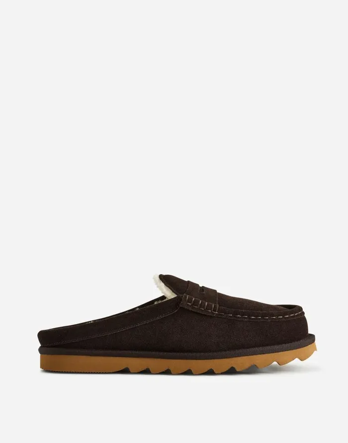 Dress Shoes and Loafers Men Madewell Mocassin Loafers Deep Coal