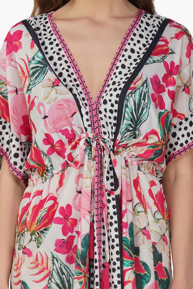 Dresses America and Beyond Women Flamingo Paradise Printed Dress