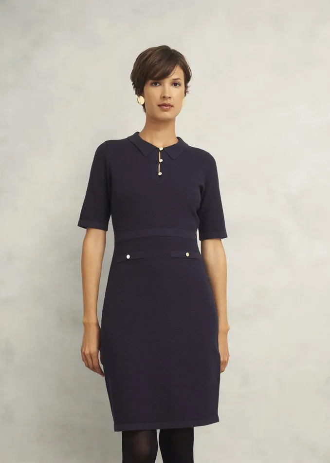 Dresses and Jumpsuits Women HOBBS Niamh Knitted Dress Hobbs Navy