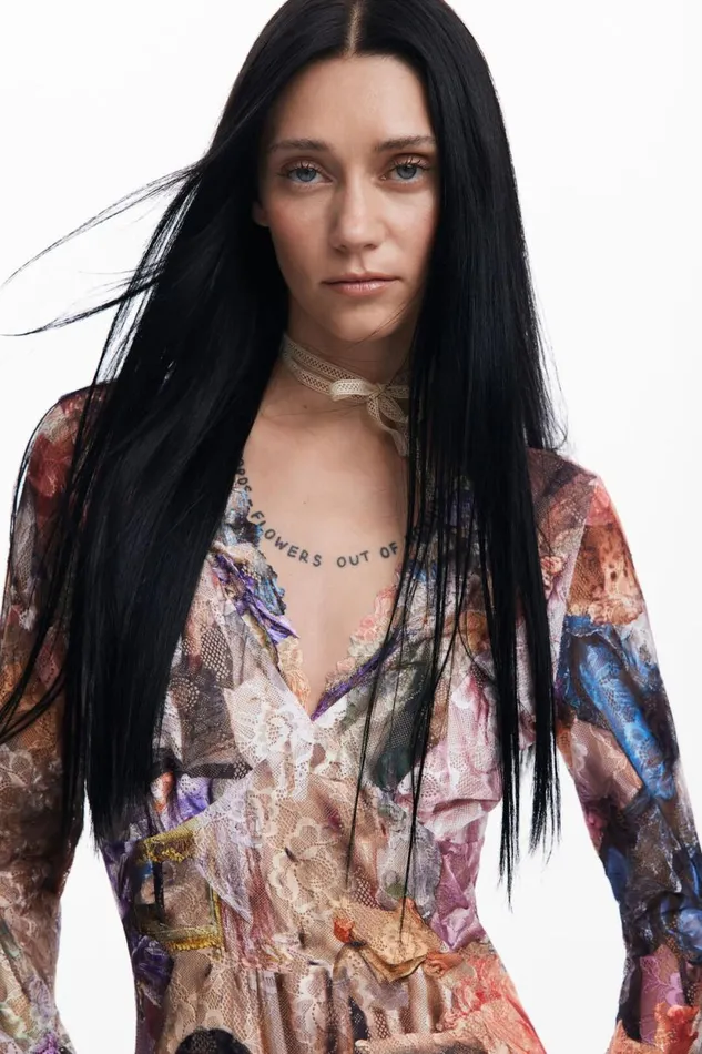 Dresses And Jumpsuits Women Desigual Baroque Dress Mara Escot Materialfinishes