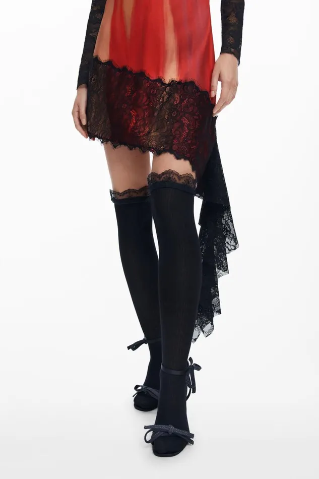 Dresses And Jumpsuits Women Desigual Mara Escot Combined Dress Red