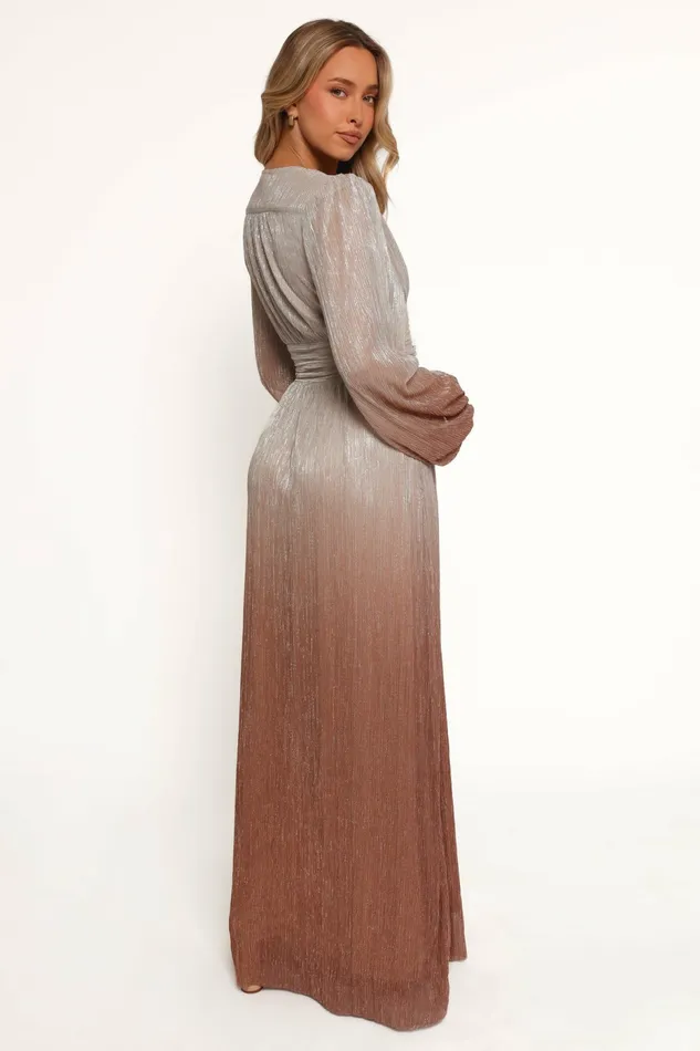 Dresses Women Petal and Pup Jovie Maxi Dress Starlight Bronze
