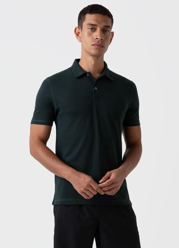 DriRelease Active Polo Shirt Seaweed Men SUNSPEL Activewear
