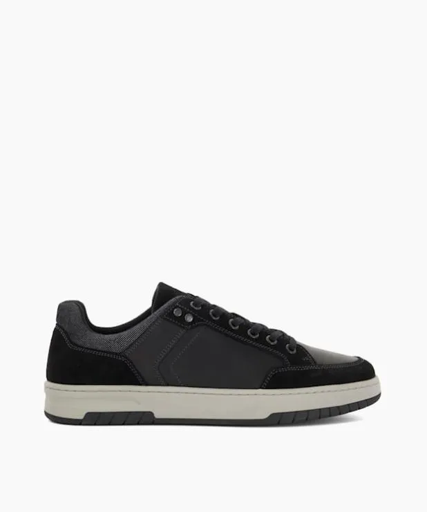 Dune London Black Shoes Men Chunky Lace Up Trainers Black