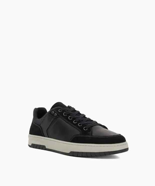 Dune London Black Shoes Men Chunky Lace Up Trainers Black