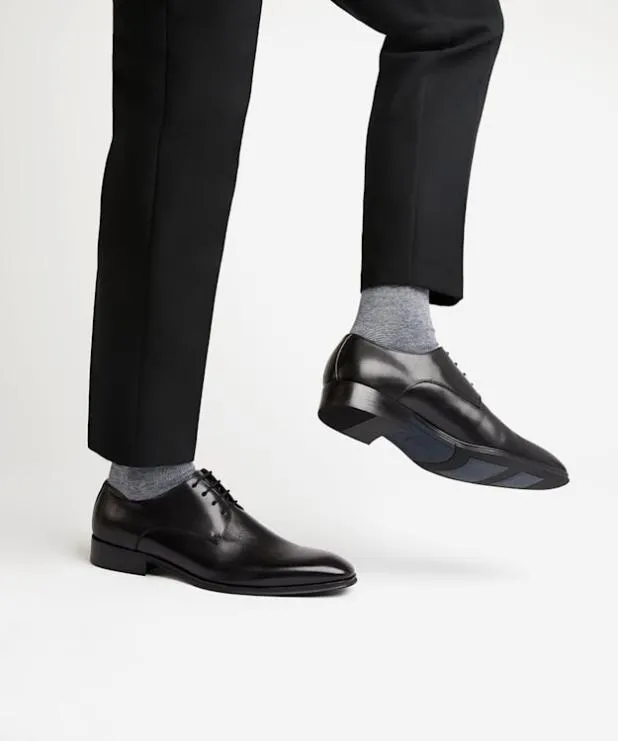 Dune London Black Shoes Men Lace Up Shoes Black