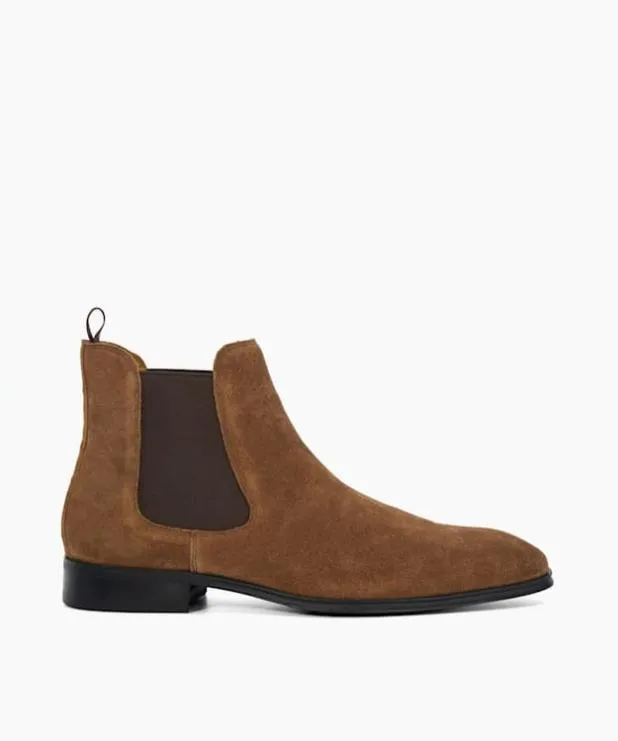 Dune London Brown Boots Men Chelsea Boots Brown