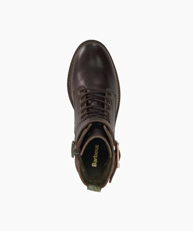 Dune London Brown Boots Women LaceUp Leather Commando Boots Brown