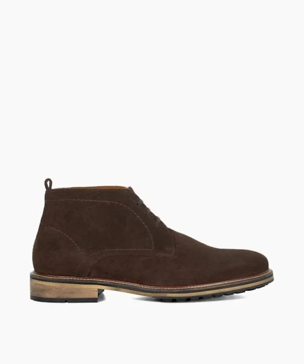 Dune London Chukka Boots Men Chukka Boots Brown Suede