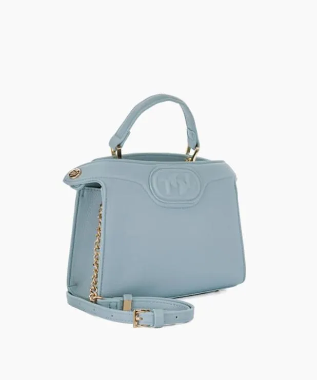 Dune London Crossbody Bags Women Embossed Logo Tote Bag Blue