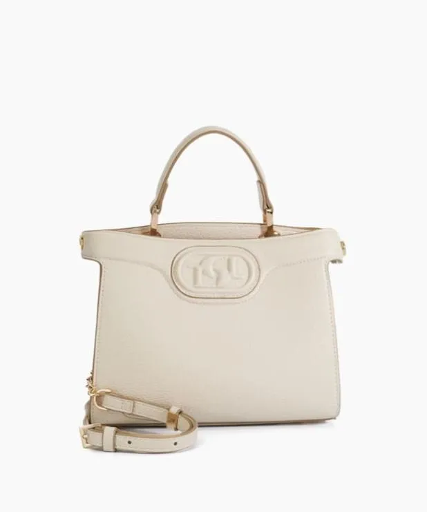 Dune London Crossbody Bags Women Embossed Logo Tote Bag White