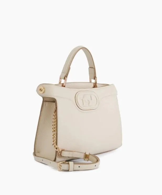 Dune London Crossbody Bags Women Embossed Logo Tote Bag White