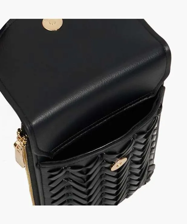 Dune London Crossbody Bags Women Zip Phone Pouch Black