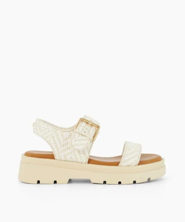 Dune London Flat Sandals Women Open Toe Flat Sandals Neutral