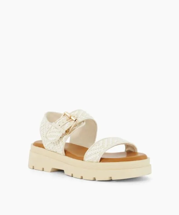 Dune London Flat Sandals Women Open Toe Flat Sandals Neutral
