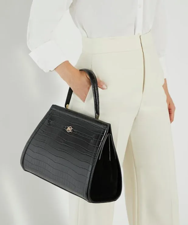 Dune London Handbags Women Structured Top Handle Bag Black